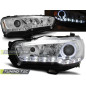 Fari Anteriori con Luci Diurne Luci Diurne Cromato per Mitsubishi Lancer 8 2008-2016 (Cod. TT-LPMI15