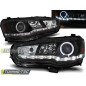 Fari Anteriori con Luci Diurne Luci Diurne Nero per Mitsubishi Lancer 8 2008-2016 (Cod. TT-LPMI16)