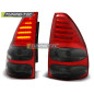 Fanali Posteriori LED Rosso Fumé per Toyota Land Cruiser 120 2003-2009 (Cod. TT-LDTO11)