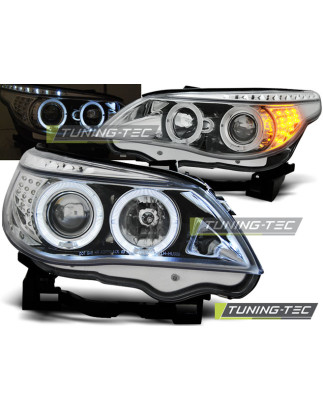 Fari Anteriori Angel Eyes per BMW E60/E61 2003-2007 (Cod. TT-LPBM93)