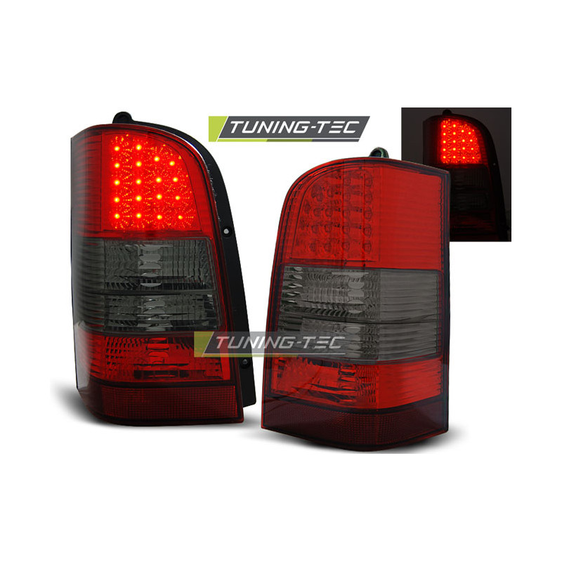 Fanali Posteriori LED Rosso Fumé per Mercedes-Benz Vito V-klasa W638 1996-2003 (Cod. TT-LDME33)