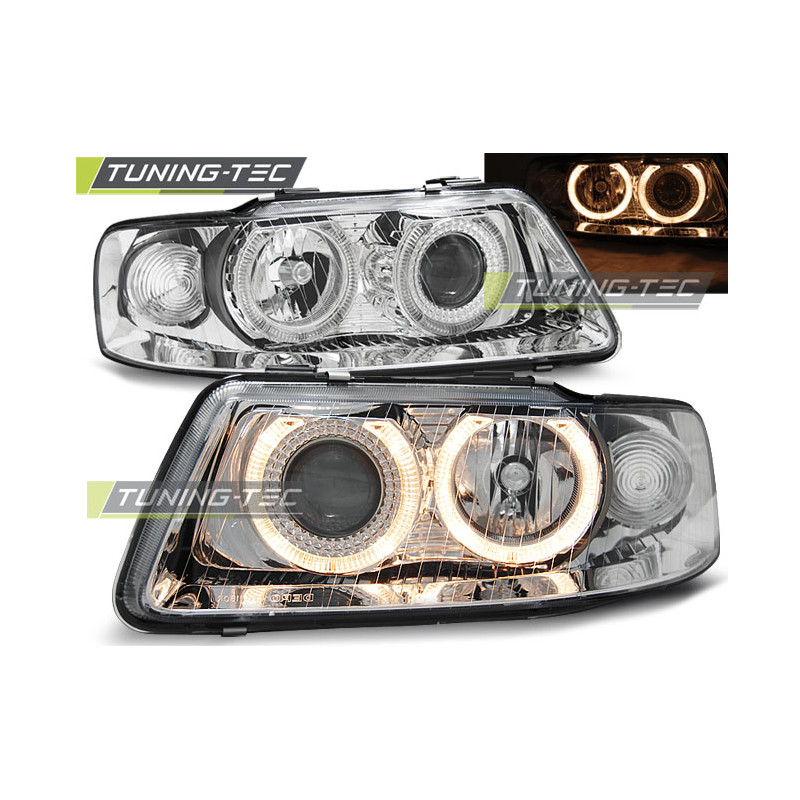 Fari Anteriori Angel Eyes per Audi A3 09/2000-05/2003 (Cod. TT-LPAU21)