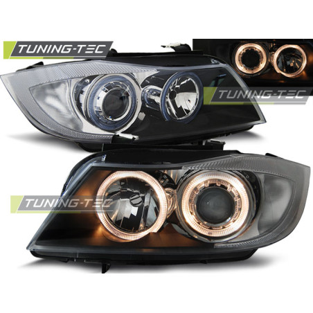Fari Anteriori Angel Eyes per BMW E90/E91 03/2005-08/2008 (Cod. TT-LPBM89)