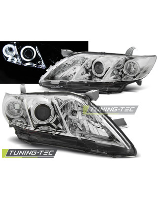 Fari Anteriori Angel Eyes per Toyota Camry 6 Xv40 2006-2009 (Cod. TT-LPTO09)