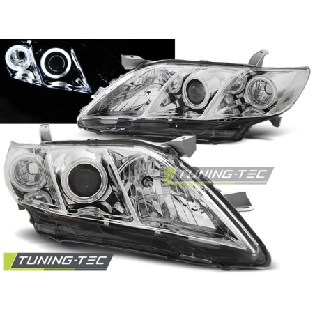 Fari Anteriori Angel Eyes per Toyota Camry 6 Xv40 2006-2009 (Cod. TT-LPTO09)