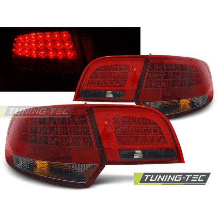 Fanali Posteriori LED Rosso Fumé per Audi A3 8P Sportback 2004-2008 (Cod. TT-LDAU91)