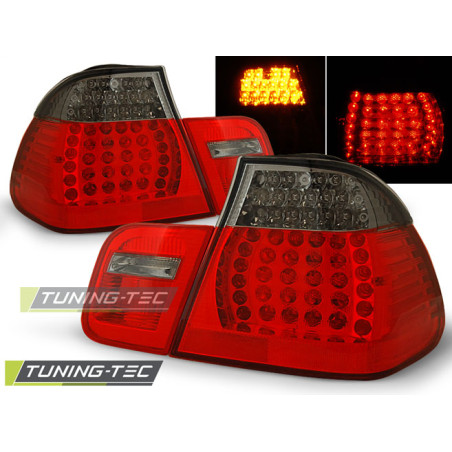 Fanali Posteriori LED Rosso Fumé per BMW E46 09/2001-03/2005 (Cod. TT-LDBM79)