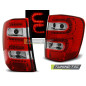 Fanali Posteriori LED Rosso/bianco per Chrysler Jeep Grand Cherokee 1999-05/2005 (Cod. TT-LDCH08)