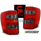 Fanali Posteriori LED Rosso Fumé per Chrysler Jeep Grand Cherokee 1999-05/2005 (Cod. TT-LDCH09)