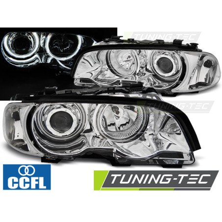 Fari Anteriori Angel Eyes per BMW E46 04/1999-03/2003 (Cod. TT-LPBMB6)