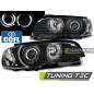 Fari Anteriori Angel Eyes per BMW E46 04/1999-03/2003 (Cod. TT-LPBMB7)
