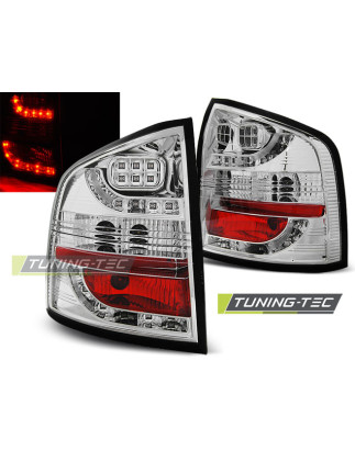 Fanali Posteriori LED Cromato per Skoda Octavia Ii 2004-2012 (Cod. TT-LDSK01)