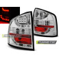 Fanali Posteriori LED Cromato per Skoda Octavia Ii 2004-2012 (Cod. TT-LDSK01)