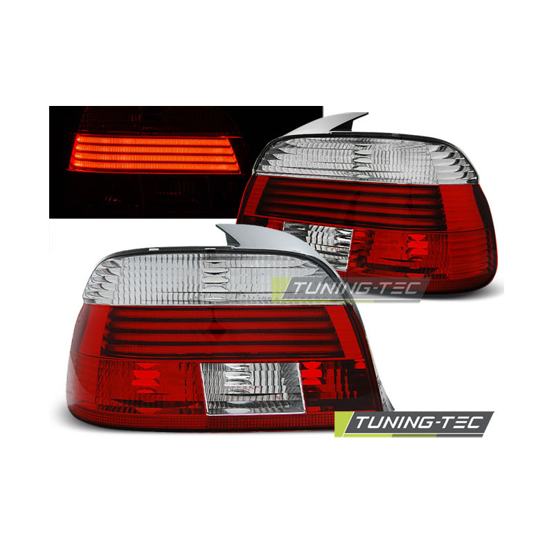 Fanali Posteriori LED Rosso/bianco per BMW E39 09/2000-06/2003 (Cod. TT-LDBM04)
