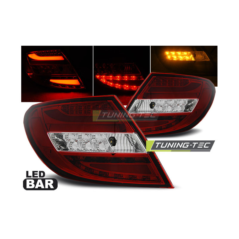 Fanali Posteriori LED per Mercedes-Benz Classe C W204 2007-2010 (Cod. TT-LDME68)