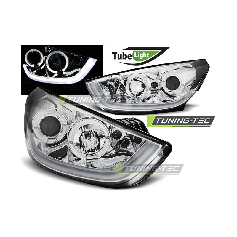 Fanali Posteriori Cromato per Hyundai Tucson Ix35 2010-2013 (Cod. TT-LPHU06)
