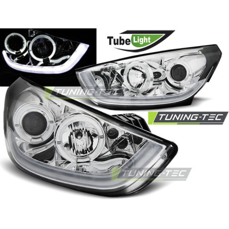 Fanali Posteriori Cromato per Hyundai Tucson Ix35 2010-2013 (Cod. TT-LPHU06)