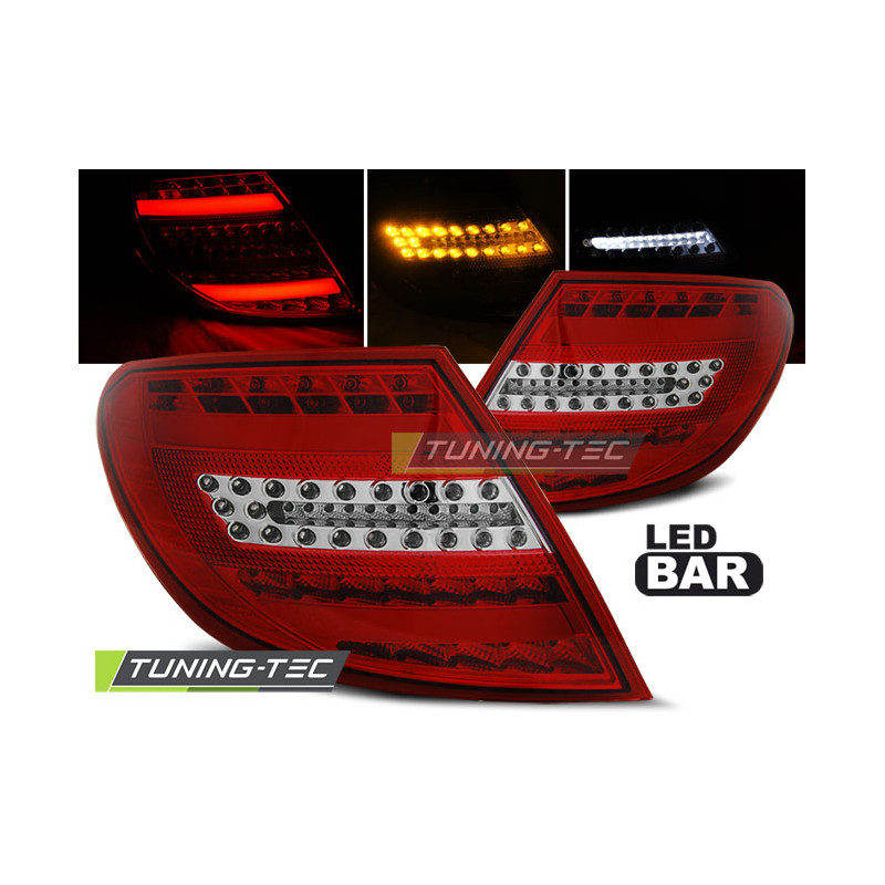 Fanali Posteriori LED per Mercedes-Benz Classe C W204 2007-2010 (Cod. TT-LDME71)