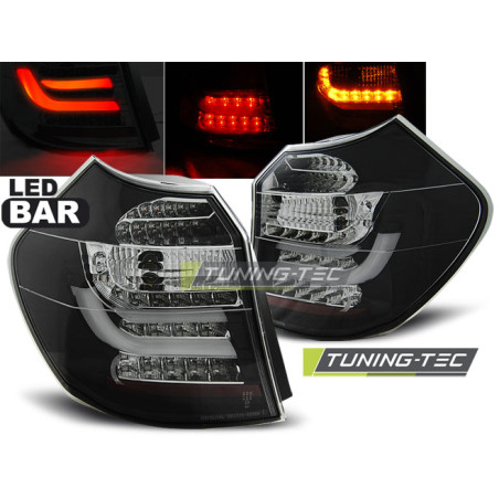 Fanali Posteriori LED Nero per BMW E87/E81 Lci 09/2007-2011 (Cod. TT-LDBM90)