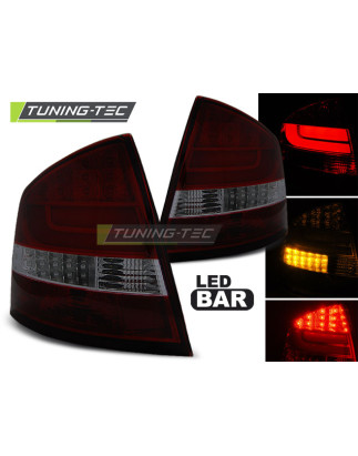 Fanali Posteriori LED Rosso Fumé per Skoda Octavia Ii 2004-2012 (Cod. TT-LDSK12)
