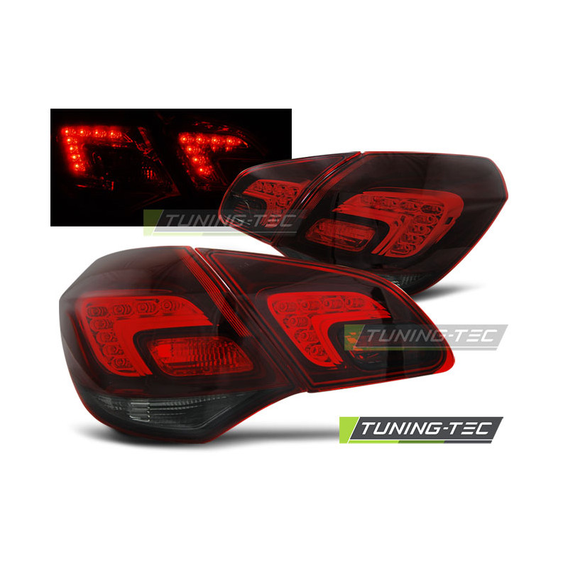 Fanali Posteriori LED Rosso Fumé per Opel Astra J 2010-2015 (Cod. TT-LDOP45)