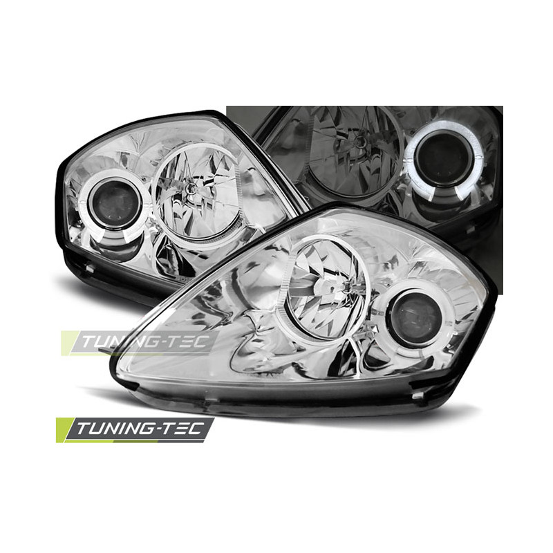 Fari Anteriori Angel Eyes per Mitsubishi Eclipse D50 2000-2005 (Cod. TT-LPMI05)