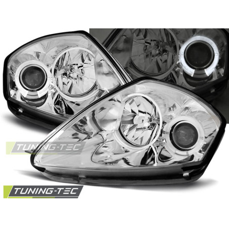Fari Anteriori Angel Eyes per Mitsubishi Eclipse D50 2000-2005 (Cod. TT-LPMI05)
