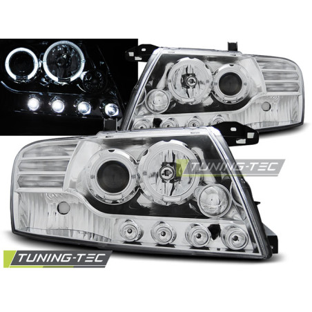 Fari Anteriori Angel Eyes per Mitsubishi Pajero V60 2000-2006 (Cod. TT-LPMI07)