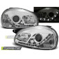 Fari Anteriori con Luci Diurne Luci Diurne Cromato per Opel Corsa B 02/1993-10/2000 (Cod. TT-LPOP55)