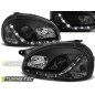 Fari Anteriori con Luci Diurne Luci Diurne Nero per Opel Corsa B 02/1993-10/2000 (Cod. TT-LPOP56)