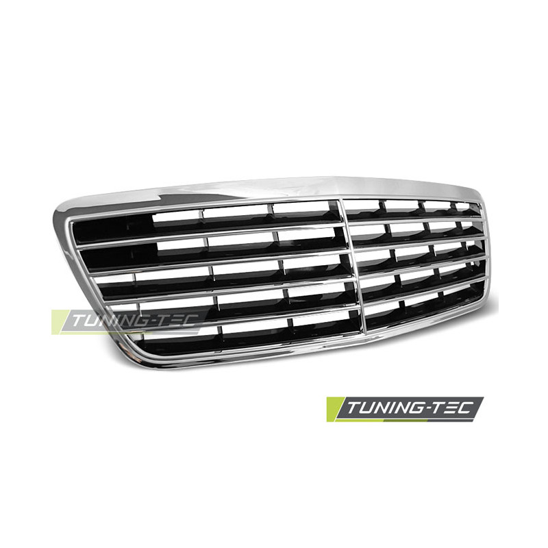Griglia Frontale Cromato per Mercedes-Benz W210 Classe E 06/1999-03/2002 (Cod. TT-GRME06)