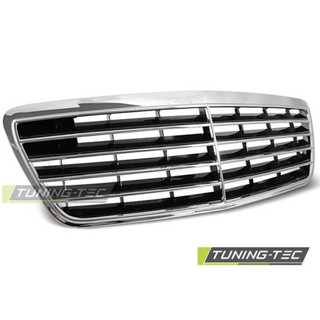 Griglia Frontale Cromato per Mercedes-Benz W210 Classe E 06/1999-03/2002 (Cod. TT-GRME06)