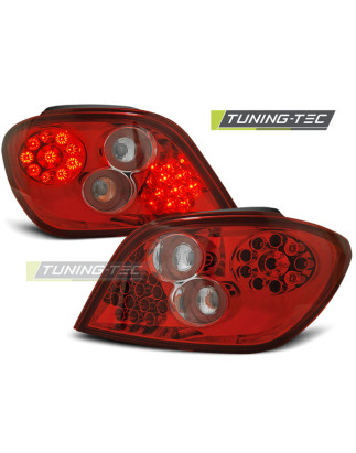 Fanali Posteriori LED Rosso/bianco per Peugeot 307 04/2001-2007 (Cod. TT-LDPE02)