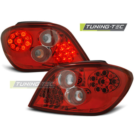 Fanali Posteriori LED Rosso/bianco per Peugeot 307 04/2001-2007 (Cod. TT-LDPE02)
