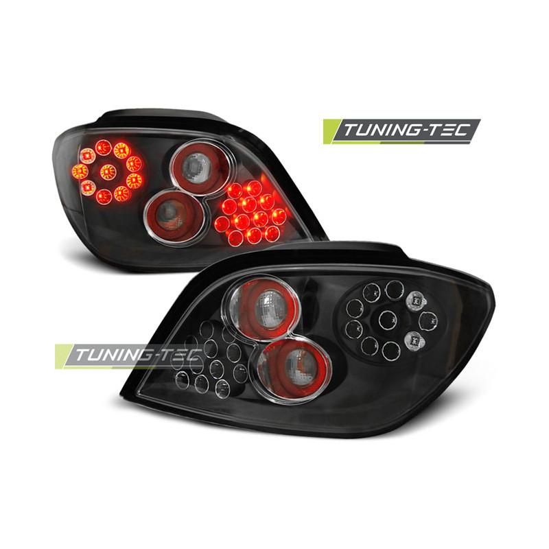 Fanali Posteriori LED Nero per Peugeot 307 04/2001-2007 (Cod. TT-LDPE04)