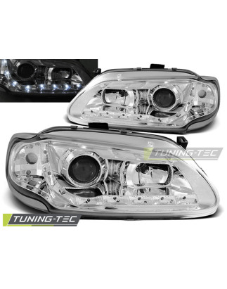 Fari Anteriori con Luci Diurne Luci Diurne Cromato per Renault Megane/scenic 1996-02/1999 (Cod. TT-L