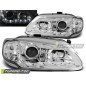 Fari Anteriori con Luci Diurne Luci Diurne Cromato per Renault Megane/scenic 1996-02/1999 (Cod. TT-L