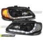Fari Anteriori con Luci Diurne Luci Diurne Nero per Renault Megane/scenic 1996-02/1999 (Cod. TT-LPRE Fari Anteriori con Luci Diurne Luci Diurne Nero per Renault Megane/scenic 1996-02/1999 (Cod. TT-LPRE