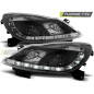 Fari Anteriori con Luci Diurne Luci Diurne Nero per Opel Corsa D 04/2006-2011 (Cod. TT-LPOP50)