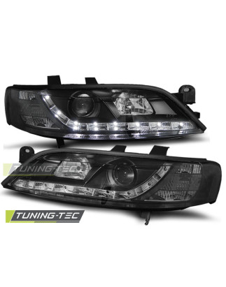 Fari Anteriori con Luci Diurne Luci Diurne Nero per Opel Vectra B 11/1995-12/1998 (Cod. TT-LPOP54)