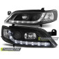 Fari Anteriori con Luci Diurne Luci Diurne Nero per Opel Vectra B 01/1999-03/2002 (Cod. TT-LPOP48)