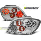 Fanali Posteriori LED Cromato per Peugeot 307 04/2001-2007 (Cod. TT-LDPE03)