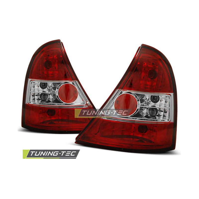 Fanali Posteriori Rosso/bianco per Renault Clio Ii 09/1998-05/2001 (Cod. TT-LTRE12)
