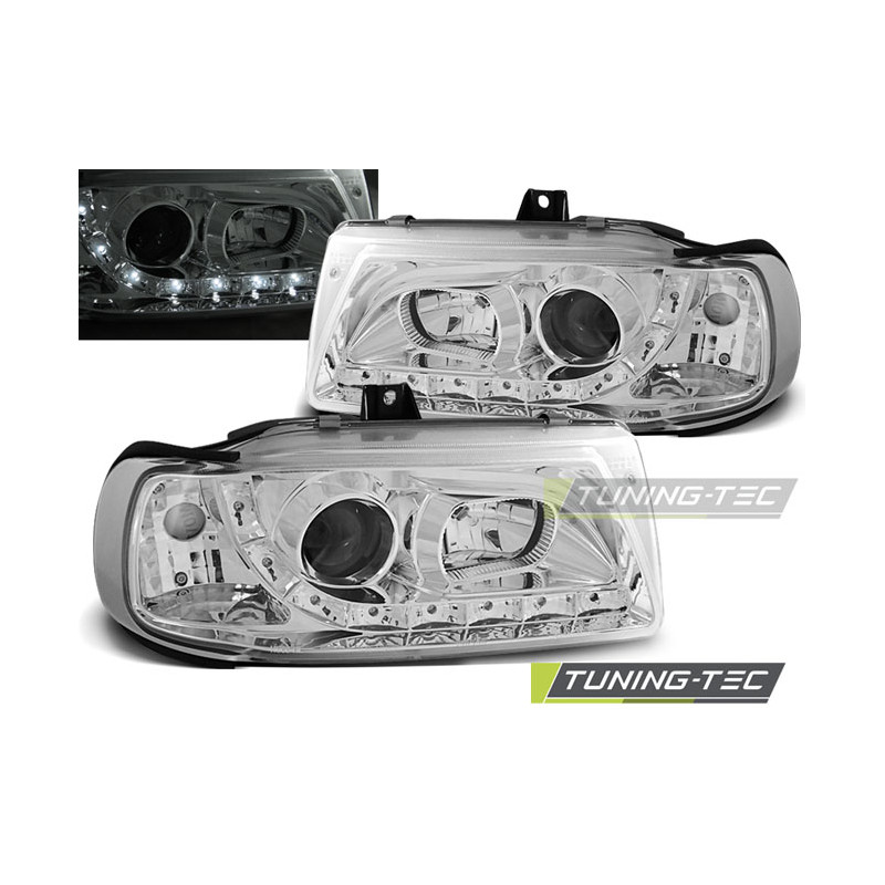 Fari Anteriori Luci Diurne Cromato per Seat Ibiza/cordoba/polo Variant 10/1993-08/1999 (Cod. TT-LPSE