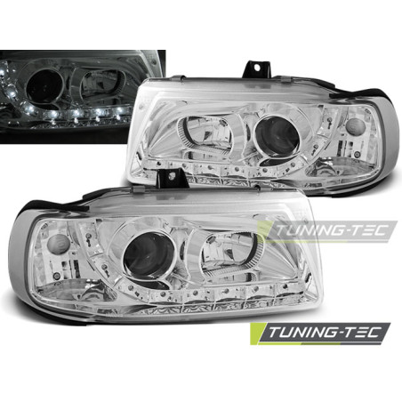Fari Anteriori Luci Diurne Cromato per Seat Ibiza/cordoba/polo Variant 10/1993-08/1999 (Cod. TT-LPSE