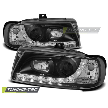 Fari Anteriori Luci Diurne Nero per Seat Ibiza/cordoba/polo Variant 10/1993-08/1999 (Cod. TT-LPSE14)