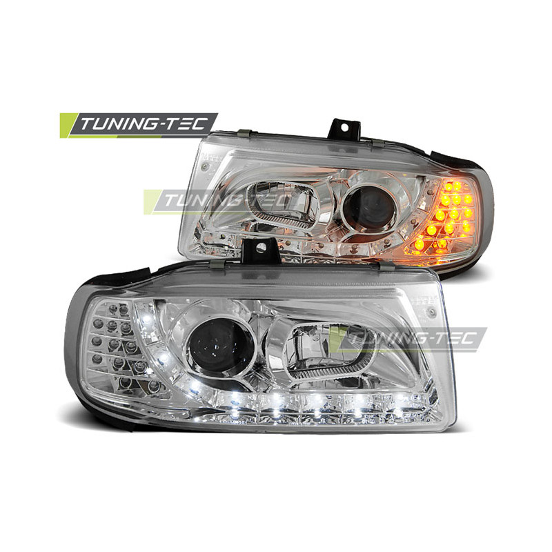 Fari Anteriori Luci Diurne Cromato per Seat Ibiza/cordoba/polo Variant 10/1993-08/1999 (Cod. TT-LPSE