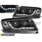 Fari Anteriori Luci Diurne Nero per Skoda Fabia 12/1999-2008 (Cod. TT-LPSK06)
