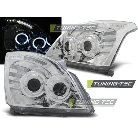 Fari Anteriori Angel Eyes per Toyota Land Cruiser 120 2003-2009 (Cod. TT-LPTO05)