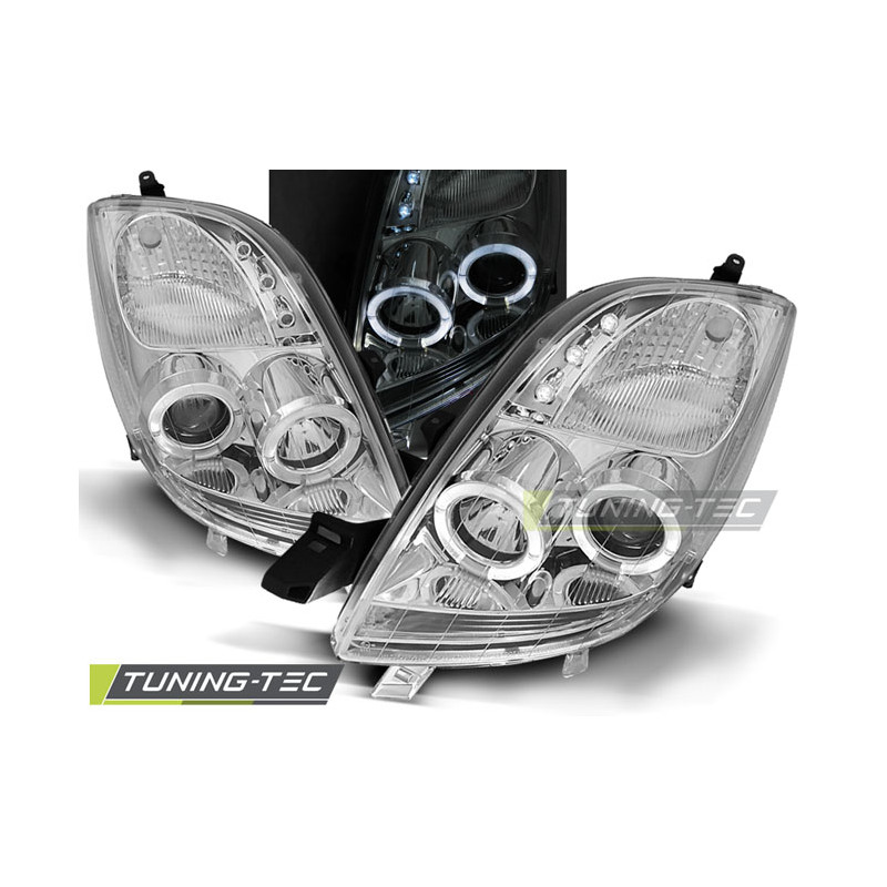Fari Anteriori Angel Eyes per Toyota Yaris 2006-2009 (Cod. TT-LPTO03)